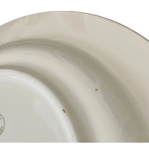 Pier 1 Dinner Plate Full Set X6 Green Band Blue Stripes Serveware Decor Dining - Picture 5 of 12